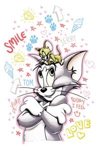 Art Poster Tom and Jerry - Best Friends, (26.7 x 40 cm)