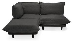 Paletti set Corner sofa - / Left-hand armrest - L 180 cm by Fatboy Grey