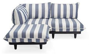 Paletti set Corner sofa - / Left-hand armrest - L 180 cm by Fatboy Blue