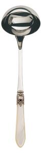 OXFORD ANTIQUE GOLD-PLATED RING SOUP LADLE - Ivory