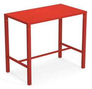 Nova High table - / 120 x 70 cm x H 105 cm - Steel by Emu Red