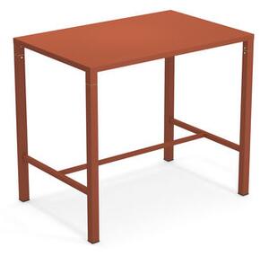 Nova High table - / 120 x 80 cm x H 105 cm - Steel by Emu Red