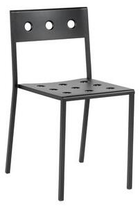 Balcony Stacking chair - / Steel by Hay Black