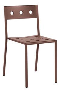 Balcony Stacking chair - / Steel by Hay Red