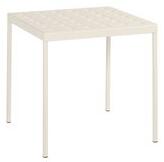 Balcony Square table - / 75 x 76 cm - Steel by Hay Beige