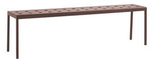 Balcony Bench - / L 165 cm - Steel by Hay Red