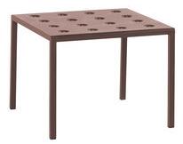 Balcony Coffee table - / 50 x 51.5 cm x H 39 cm - Steel by Hay Red