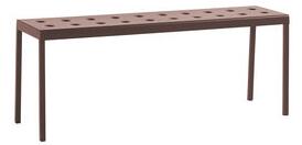 Balcony Bench - / L 119 cm - Steel by Hay Red