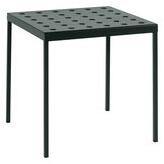 Balcony Square table - / 75 x 76 cm - Steel by Hay Green