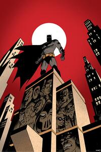 Poster Batman - Villain Skyline, (61 x 91.5 cm)
