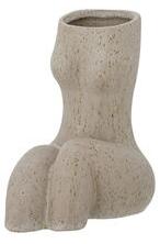Charnel Vase - / Ceramic - L 12.5 x H 18 cm by Bloomingville Beige