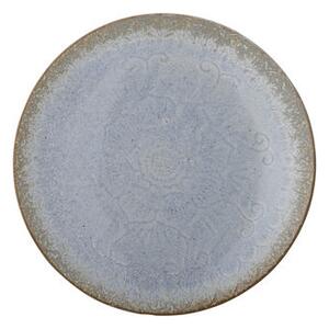 Idunn Plate - / Ceramic - Ø 25.5 cm by Bloomingville Blue