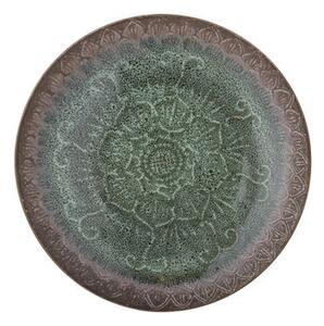 Idunn Plate - / Ceramic - Ø 25.5 cm by Bloomingville Green