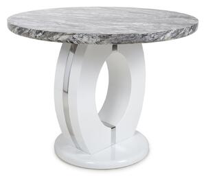 Neptune Round Marble Top Dining Table