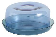 Set - bowl + saucer / Glass - Ø 15 x H 6 cm by Hay Blue