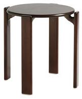 Rey Stackable stool - / By Bruno Rey x Dietiker, 1971 - Wood by Hay Brown/Natural wood