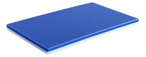 Half & Half Chopping board - / Large - 38 x 25 cm / Polythene by Hay Blue