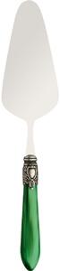 OXFORD OLD SILVER-PLATED RING CAKE SERVER - Green