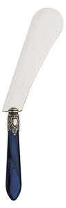 OXFORD OLD SILVER-PLATED RING CHEESE KNIFE AND SPREADER - Blue