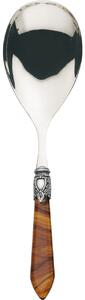 OXFORD OLD SILVER-PLATED RING RICE SERVING SPOON - Silky Green