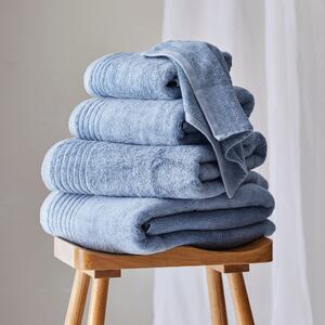 Dorma Tencel Sumptuously Soft Porcelain Blue Towel Blue