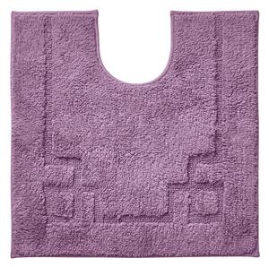 Luxury Cotton Non-Slip Lavender Pedestal Mat Purple