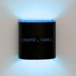 PUNTO LUCE BLACK WALL LIGHT - Turquoise