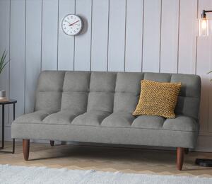 Arvika Fabric 3 Seater Sofa Bed - Grey