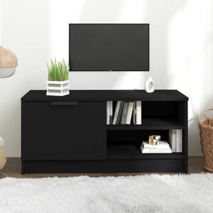 TV Cabinet Black 80x35x36.5 cm Engineered Wood