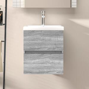 Sink Cabinet Grey Sonoma 41x38.5x45 cm Engineered Wood