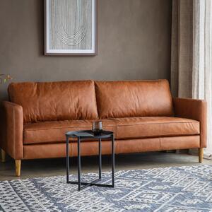 George Leather 2 Seater Sofa - Brown