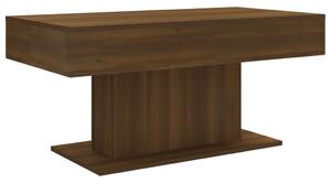 Coffee Table Brown Oak 96x50x45 cm Engineered Wood