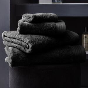 Hotel Pima Cotton Black Towel Black