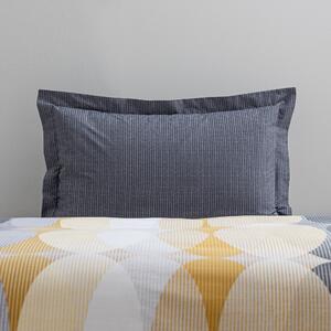 Elements Elijah Ochre Oxford Pillowcase Yellow/Blue/White