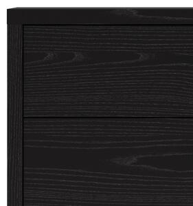 Prima Black Woodgrain 4 Drawer Filing Cabinet