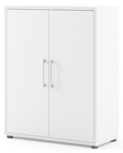 Prima White 2 Doors Wooden Cabinet