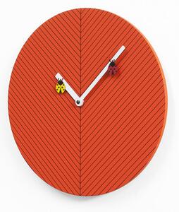 TIME2BUGS WALL CLOCK - Dark Orange