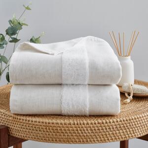 Hamam Linen Blend Bath Towel Brown