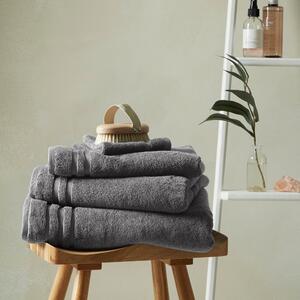 So Soft Bamboo Steeple Grey Towel Grey