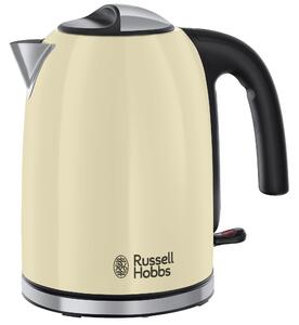 Russell Hobbs Colours Plus 1.7L Cream Kettle Cream and Silver