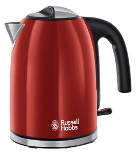 Russell Hobbs Colours Plus 1.7L Flame Red Kettle Red, Black and Silver