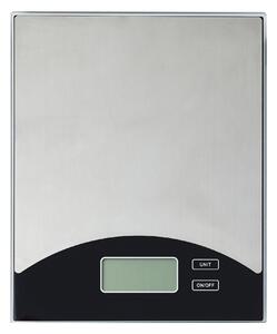 Dunelm Stainless Steel Electronic Kitchen Scales Silver and Black