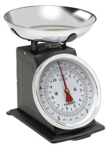 Terraillon T500 5kg Traditional Black Kitchen Scales Black, White and Silver