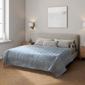 Stripe quilted throw