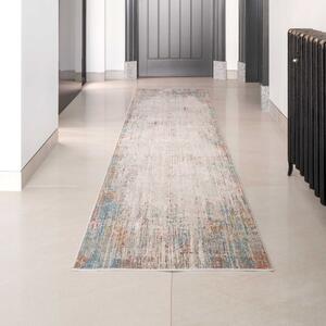 Multicolour Distressed Abstract Hallway Rug | William