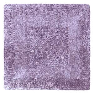 Super Soft Reversible Lavender Square Bath Mat Purple