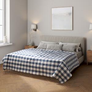 Stripe quilted throw