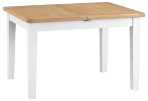 Terranostra 120cm Wood Extending Dining Table - Old White