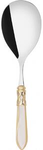 ALADDIN GOLD-PLATED RING RICE SERVING SPOON - Ivory