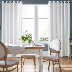 Laura Ashley Farnworth Made To Measure Curtains Dusky Seaspray